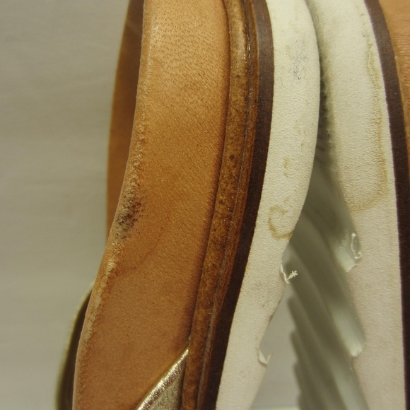 Anthropologie slippers Golden Strap Women's size 36 Made in Spain,Summery,Beach - Picture 14 of 14